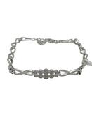 Silver Bracelet with Infinity link and CZ image