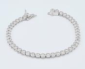 Silver CZ Tennis Bracelet