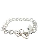 Silver Heavy Charm Bracelet