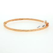 9ct Yellow Gold Twist Bangle image