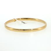 9ct Yellow Gold Smooth Bangle