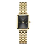 Ladies Rosefield Octagon Black Face Bracelet Watch image