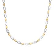 Gold Plate and Silver Necklace image