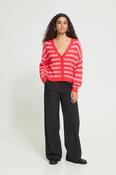 Blush Cardigan in Poinsettia