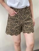 Leopard Shorts with Scolloped Cuffs image