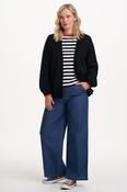 Yvette Cardigan in Black with Lightning Flash
