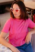 Shelby Boxy T-Shirt in Hot Pink Sunshine image