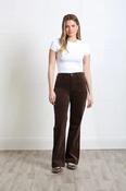 Bridget Cord Wide Leg in Mocha
