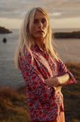 Larissa Shirt in Echinacea Stems Rosehip image