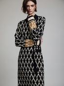 Geometric Jacquard Dress image