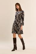 Short Dress in Paisley Pattern image