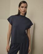 Arisha Thamira Vest in India Ink