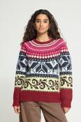 Cylle Sweater in Zinfandel Pattern