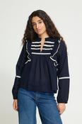 Violana Top with Ruffles