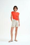 Soft Orange Knit Top