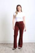 Bridget Cord Wide Leg in Terracotta
