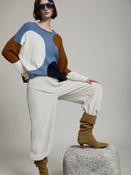 Sweater with Semicircle Intarsia image