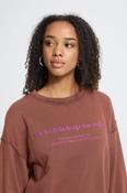Mina Sweater in Chicory Coffee/ Meadow Mauve image