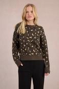 Leopard Print Knit Sweater