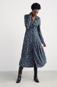 Coastline Jersey Shirt Dress in Dye Strokes Dark Lugger