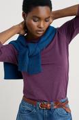 Easel Long Sleeve Top in Grape