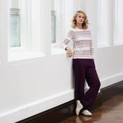 Relax &amp; Renew Kimberley Long Sleeve Tee in Berry