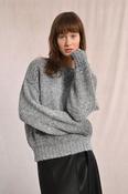 Gradient Knit Sweater in Grey image