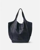 Leather Shoulder Bag BIBA Homer in Violet