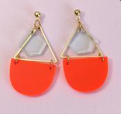 Ru Paul Neon Frosted Orange &amp; Seaglass
