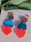 Ana Matronic Purple / Mirrored Blue / Neon UV Pink