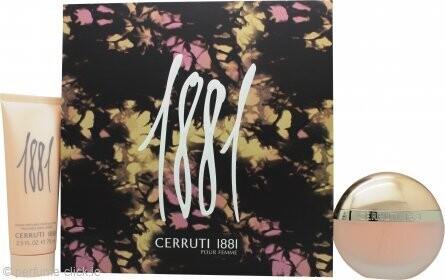 Cerruti 1881 Pour Femme Gift Set 50ml EDT 75ml Body Lotion in