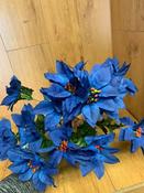 Poinsettias Artificial Flowers image