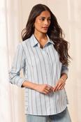 Blue Fog Stripped Shirt image