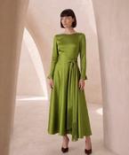 Fringed Dress Lime image