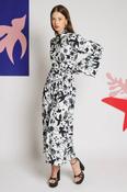 Sketch Print Midi Dress image