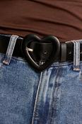 Heart Belt Black image