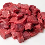 Organic Diced Stewing Beef - 1 KG