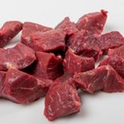 Organic Round Steak Pieces - 500g