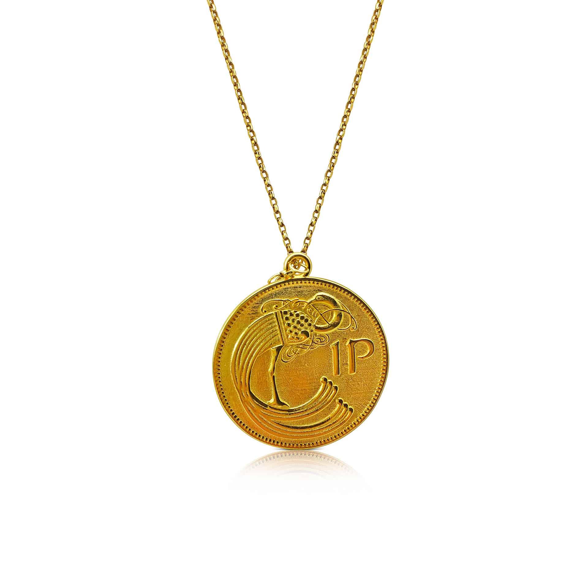 Irish Penny Coin Necklace in Galway GetLocal Ireland