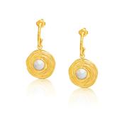 Swirl Pearl Earrings image