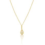Elara 9ct Gold Teardrop Necklace image