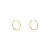 18mm Sleeper Hoop Earrings image