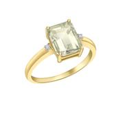 Green Amethyst Ring image