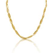 Double Twist Snake Chain Necklace