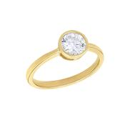 Round Lab Created Diamond Ring image