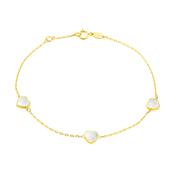Pearls Heart Petals Bracelet image