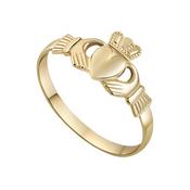 Gold Mini Claddagh Rings