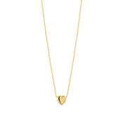 9ct Gold Bubble Heart Necklet