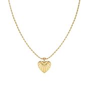 Ridged Heart Necklace image