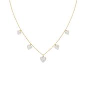 Multi Hearts Necklace image